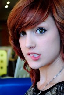 Smiley teen girl in little